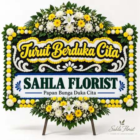 Papan Bunga Duka Bone Bolango